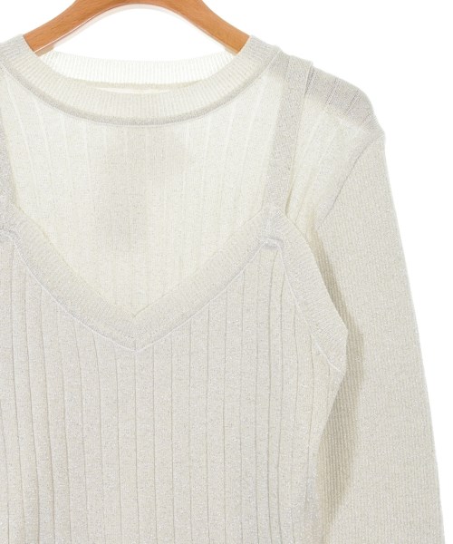 Nolley's（ノーリーズ）ニット・セーター 白 サイズ:38(M位) レディース/2200613027014