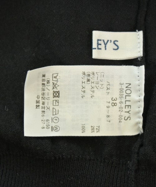 Nolley's（ノーリーズ）ニット・セーター 黒 サイズ:38(M位) レディース/2200616154038
