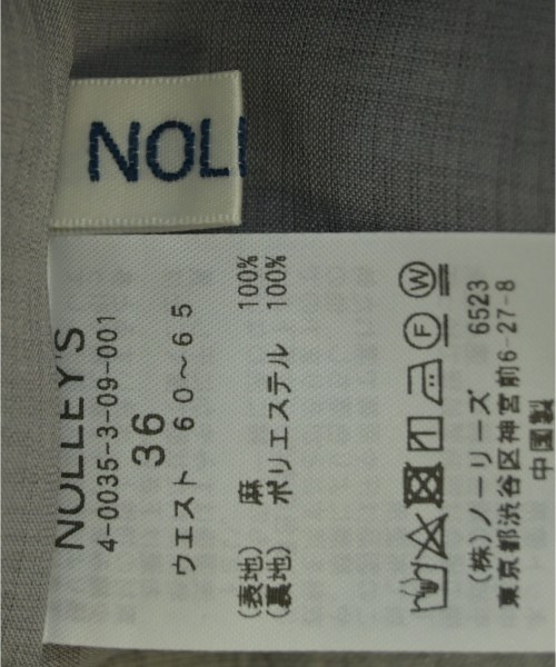 Nolley's（ノーリーズ）ショートパンツ グレー サイズ:36(S位) レディース/2200614012026