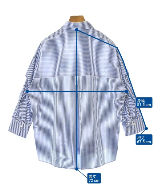 Nolley's（ノーリーズ）カジュアルシャツ 青 サイズ:F レディース/2200618893034