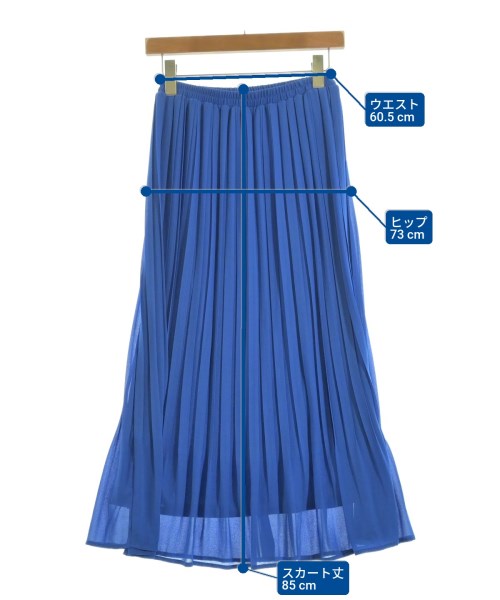 Nolley's（ノーリーズ）ロング・マキシ丈スカート 青 サイズ:36(S位) レディース/2200619292027