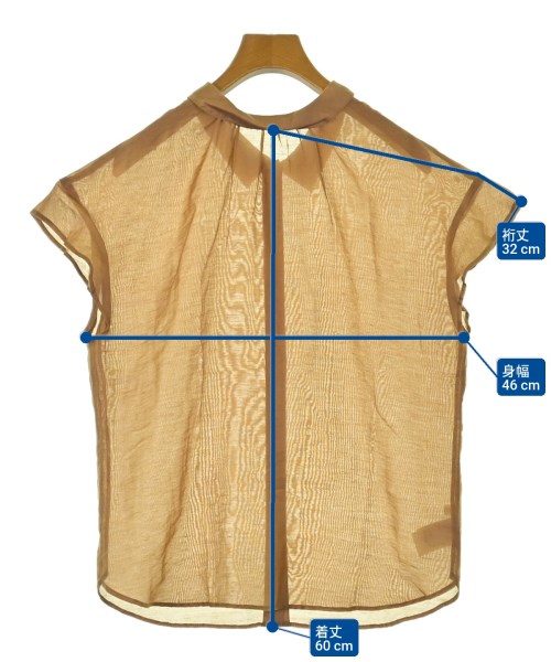 Nolley's（ノーリーズ）ブラウス 茶 サイズ:36(S位) レディース/2200611865113