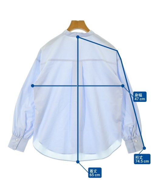 Nolley's（ノーリーズ）カジュアルシャツ 青 サイズ:36(S位) レディース/2200611865212