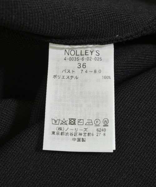 Nolley's（ノーリーズ）ワンピース 黒 サイズ:36(S位) レディース/2200612671010