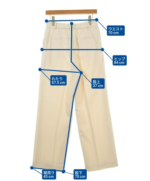 Nolley's（ノーリーズ）スラックス 白 サイズ:40(M位) レディース/2200667801110