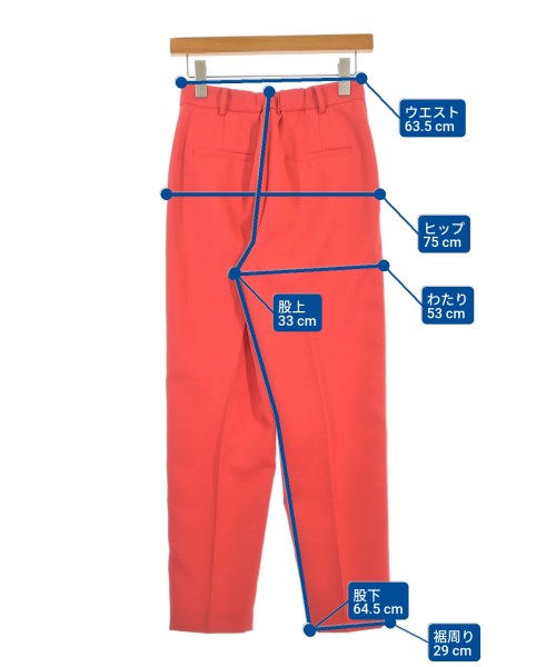 Nolley's（ノーリーズ）スラックス 赤 サイズ:36(S位) レディース/2200671777043