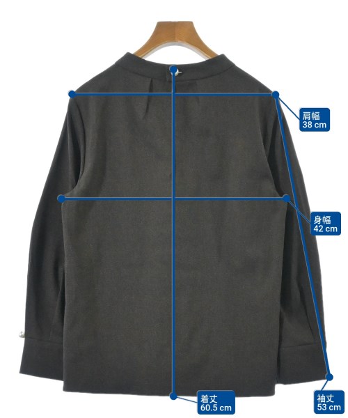 Nolley's（ノーリーズ）ブラウス 茶 サイズ:38(M位) レディース/2200671338046