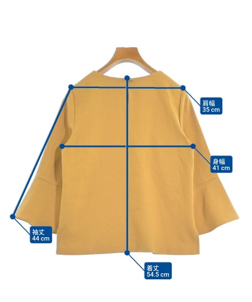 Nolley's（ノーリーズ）カジュアルシャツ 黄 サイズ:36(S位) レディース/2200673825049