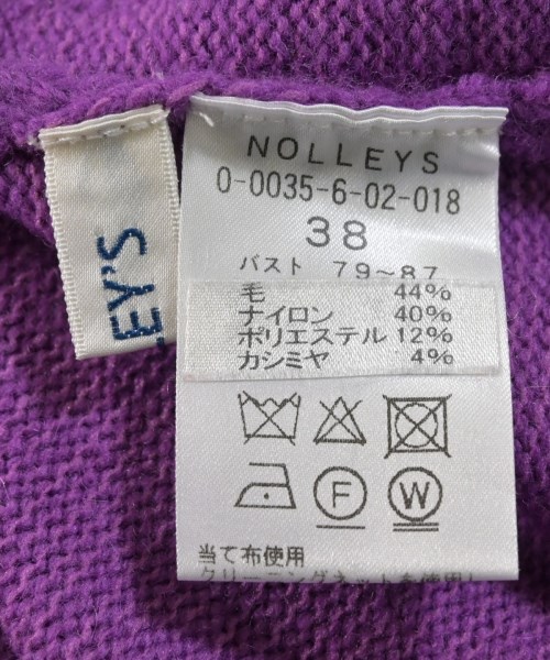 Nolley's（ノーリーズ）ニット・セーター 紫 サイズ:38(M位) レディース/2200672370014