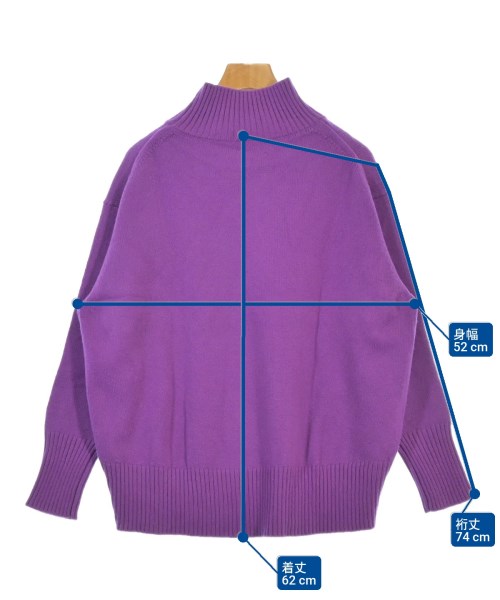 Nolley's（ノーリーズ）ニット・セーター 紫 サイズ:38(M位) レディース/2200672370014