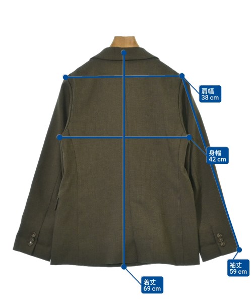 Nolley's（ノーリーズ）テーラードジャケット 茶 サイズ:38(M位) レディース/2200675321013