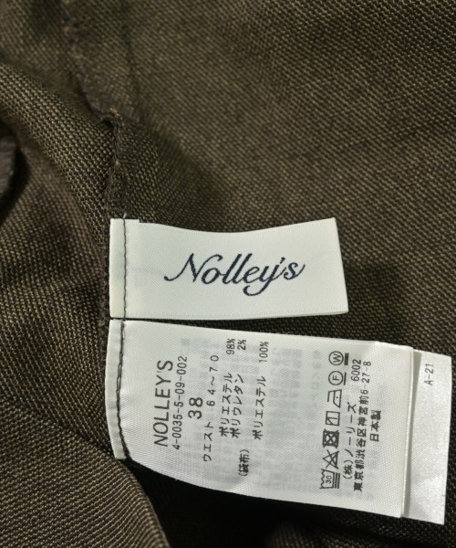 Nolley's（ノーリーズ）スラックス 茶 サイズ:38(M位) レディース/2200675321020