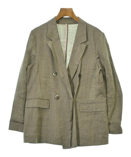 Nolley's(ノーリーズ)テーラードジャケット 茶 サイズ:38(M位)/2200675321037