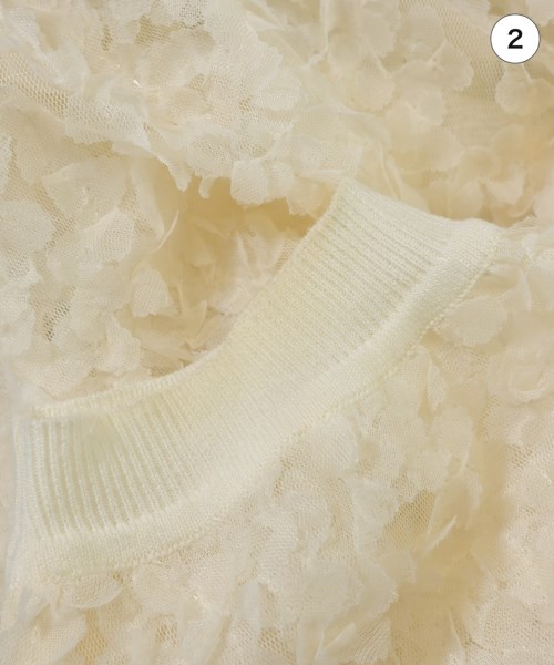 Nolley's（ノーリーズ）カーディガン 白 サイズ:38(M位) レディース/2200675321143