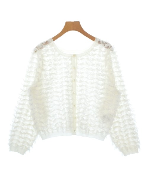 Nolley's(ノーリーズ)カーディガン 白 サイズ:38(M位)/2200675321174