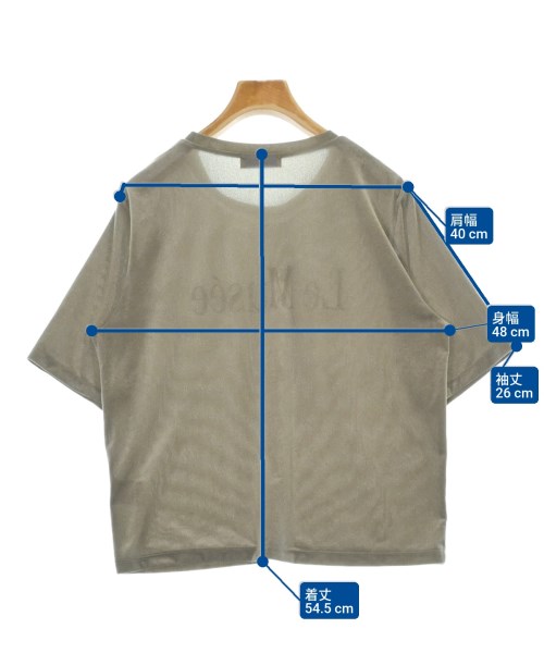 Nolley's（ノーリーズ）Tシャツ・カットソー 茶 サイズ:38(M位) レディース/2200675321198