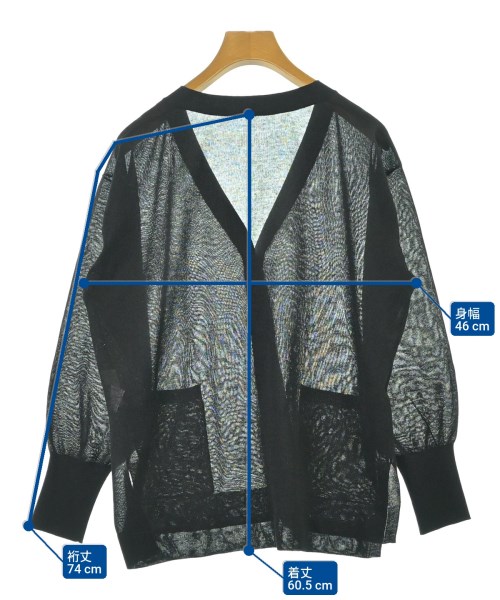 Nolley's（ノーリーズ）カーディガン 黒 サイズ:38(M位) レディース/2200666351043