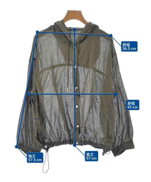 Nolley's（ノーリーズ）カジュアルシャツ 茶 サイズ:38(M位) レディース/2200671360160