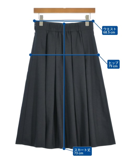 Nolley's（ノーリーズ）ロング・マキシ丈スカート 紺 サイズ:38(M位) レディース/2200671364083