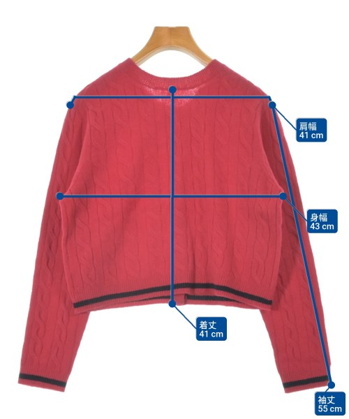 Nolley's（ノーリーズ）カーディガン 赤 サイズ:38(M位) レディース/2200675290012