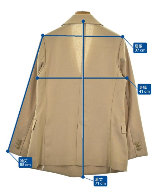 Nolley's（ノーリーズ）テーラードジャケット ベージュ サイズ:34(XS位) レディース/2200672424090