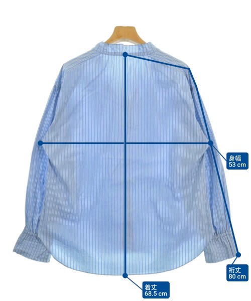 Nolley's（ノーリーズ）カジュアルシャツ 青 サイズ:38(M位) レディース/2200672530043