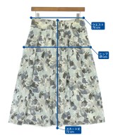 Nolley's（ノーリーズ）ロング・マキシ丈スカート 青 サイズ:38(M位) レディース/2200676471014