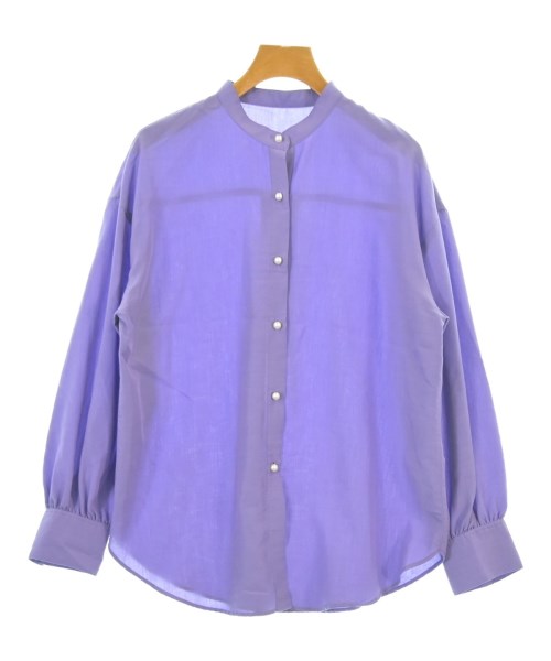 Nolley's(ノーリーズ)カジュアルシャツ 紫 サイズ:38(M位)/2200672857089