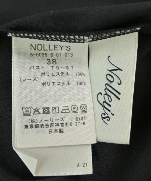 Nolley's（ノーリーズ）カジュアルシャツ 黒 サイズ:38(M位) レディース/2200671815028