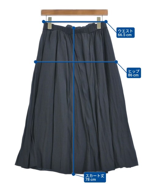 Nolley's（ノーリーズ）ロング・マキシ丈スカート 紺 サイズ:38(M位) レディース/2200676214031