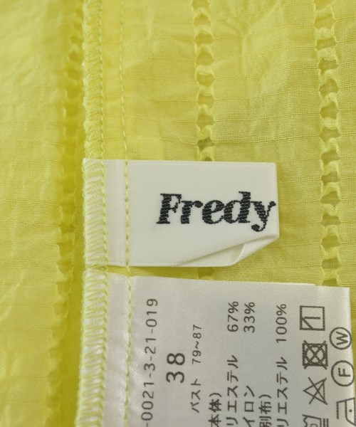 fredy emue（フレディエミュ）ブラウス 黄 サイズ:38(M位) レディース/2200688972028
