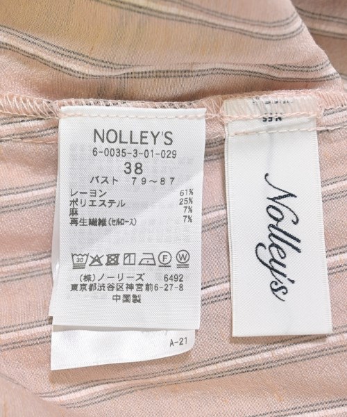 Nolley's（ノーリーズ）ブラウス ピンク サイズ:38(M位) レディース/2200697340030