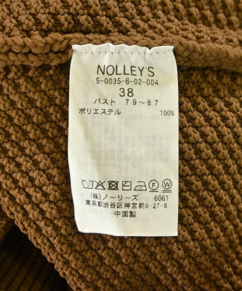 Nolley's（ノーリーズ）カーディガン 茶 サイズ:38(M位) レディース/2200694920105