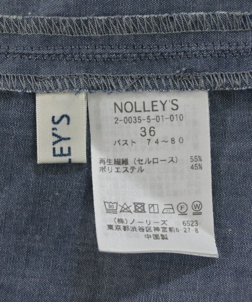 Nolley's（ノーリーズ）ブラウス 紺 サイズ:36(S位) レディース/2200693241133