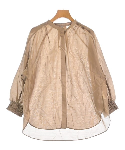 Nolley's(ノーリーズ)ブラウス 茶 サイズ:38(M位)/2200653756035
