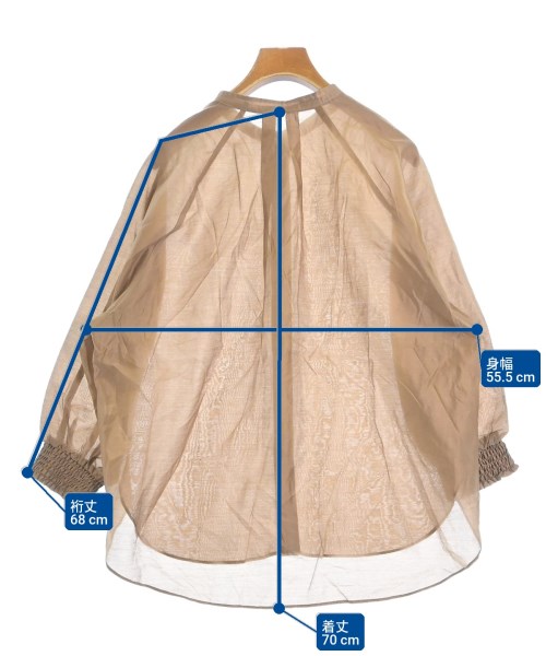 Nolley's（ノーリーズ）ブラウス 茶 サイズ:38(M位) レディース/2200653756035