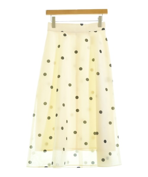 Nolley's(ノーリーズ)ロング・マキシ丈スカート 白 サイズ:38(M位)/2200656604104