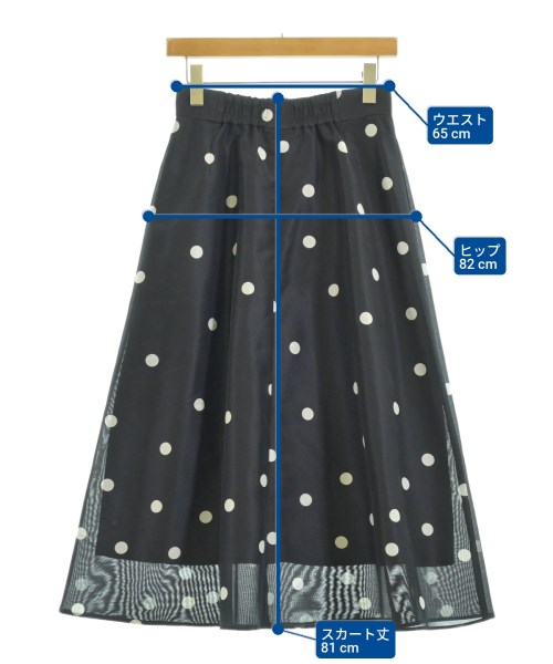 Nolley's（ノーリーズ）ロング・マキシ丈スカート 黒 サイズ:38(M位) レディース/2200656604111