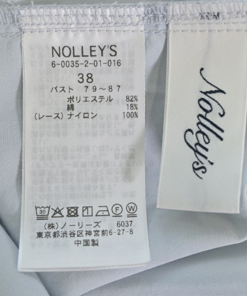 Nolley's（ノーリーズ）カジュアルシャツ 青 サイズ:38(M位) レディース/2200710965042