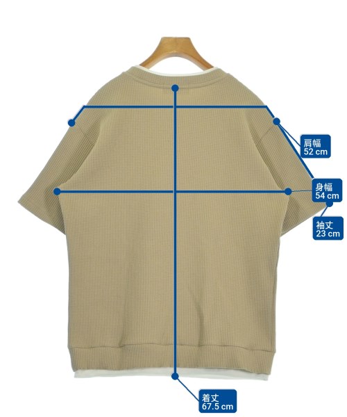 Nolley's（ノーリーズ）Tシャツ・カットソー ベージュ サイズ:L メンズ/2200712590037