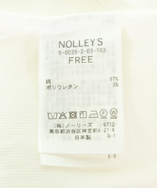 Nolley's（ノーリーズ）Tシャツ・カットソー 白 サイズ:F レディース/2200712500043
