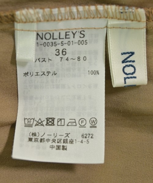 Nolley's（ノーリーズ）カジュアルシャツ 茶 サイズ:36(S位) レディース/2200715613115