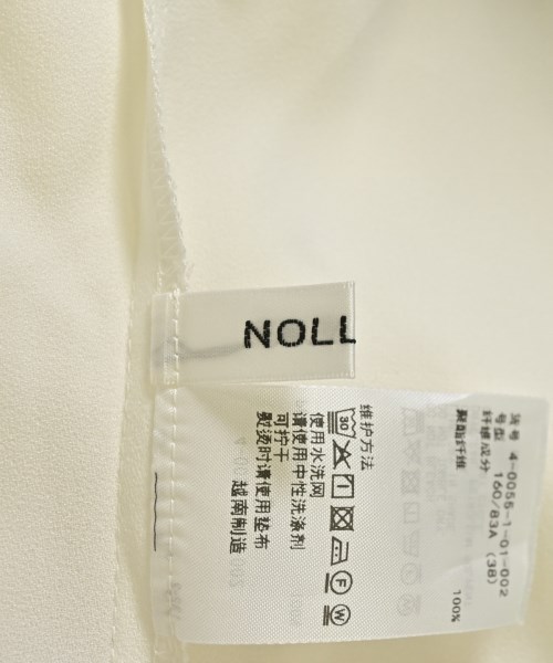 Nolley's（ノーリーズ）ブラウス 白 サイズ:38(M位) レディース/2200712952101