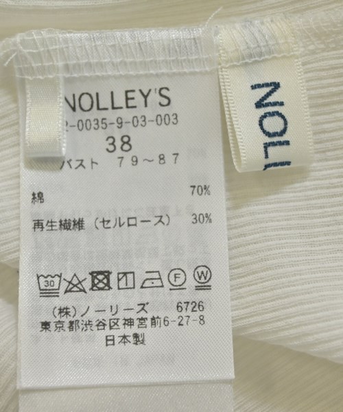 Nolley's（ノーリーズ）Tシャツ・カットソー 白 サイズ:38(M位) レディース/2200713144048