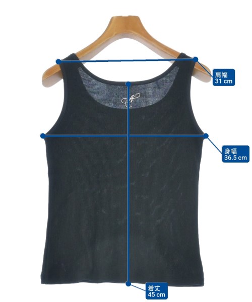 Nolley's（ノーリーズ）タンクトップ 黒 サイズ:38(M位) レディース/2200628438133