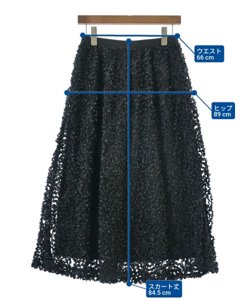 Nolley's（ノーリーズ）ロング・マキシ丈スカート 黒 サイズ:F レディース/2200646419015