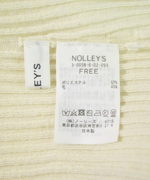 Nolley's（ノーリーズ）ニット・セーター 白 サイズ:F レディース/2200636273023