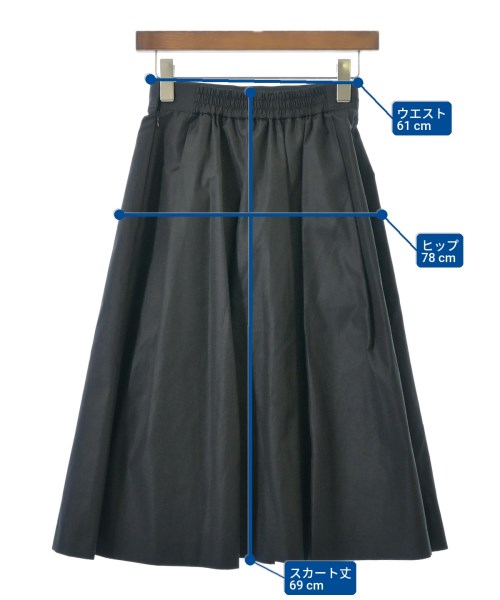 Nolley's（ノーリーズ）ロング・マキシ丈スカート 黒 サイズ:36(S位) レディース/2200643503014