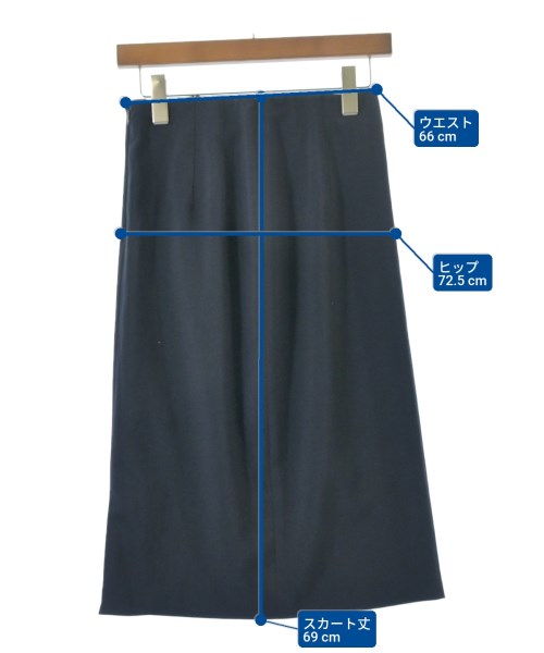 Nolley's（ノーリーズ）ロング・マキシ丈スカート 紺 サイズ:38(M位) レディース/2200645925050