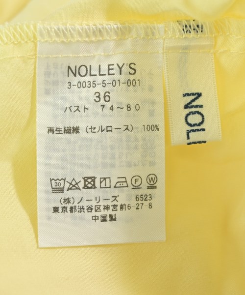 Nolley's（ノーリーズ）カジュアルシャツ 黄 サイズ:36(S位) レディース/2200697241085
